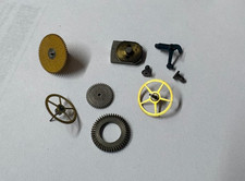 ELGIN 37 SIZE POCKETWATCH 8 DAY LOT ---MOVEMENT MISC PARTS  ---- EBAY 50