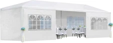Carpas 10x30 Para Fiestas De Exterior Patio Con 8 Paredes Heavy Duty Lona El Sol