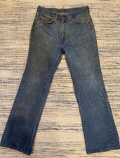 Levi s 517 Orange Tab Bootcut Jeans 33x32 USA Made 80s Vintage Denim