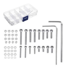 50pcs 2mm.5 Universal Turntable Headshell cartridges Mounting Kit for with Box