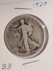 1920-P Walking Liberty Silver Eagle 50 Cent Coin Philedelphia