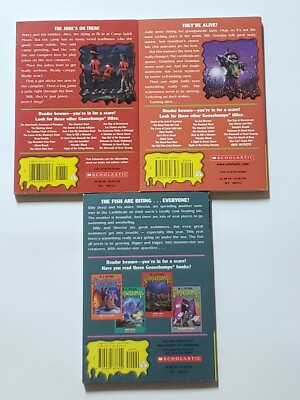 Goosebumps Lot of 3 - R.L. Stine - Paperback - Scholastic | eBay