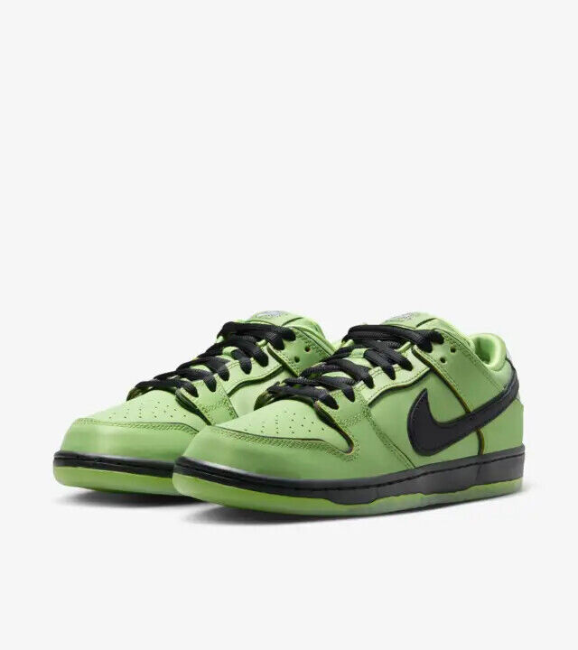 New Nike x The Powerpuff Girls SB Dunk Low Pro QS Buttercup New Nike x The Powerpuff Girls SB Dunk Low Pro QS Buttercup