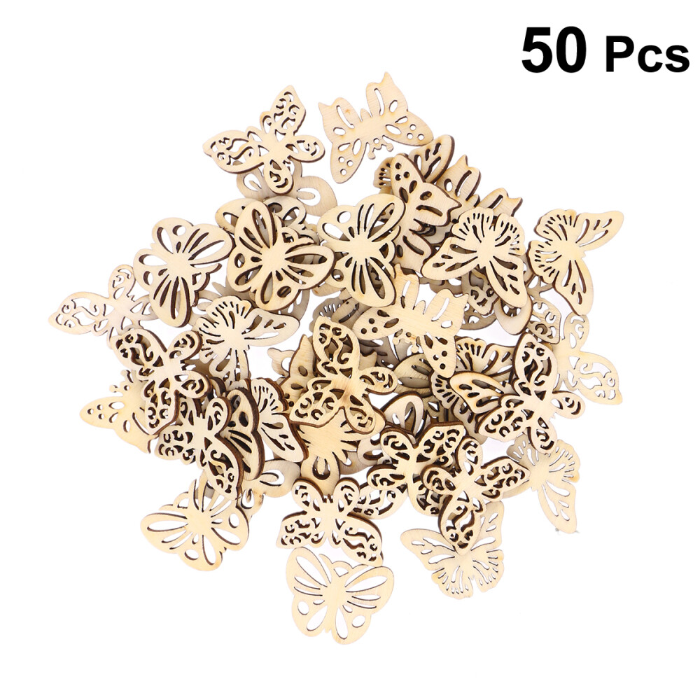 Craft Embellishments: Wooden Filigree Butterflies - 12pk Craft Embellishments: Wooden Filigree Butterflies - 12pk