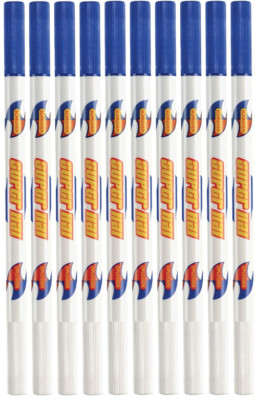 10x Tintenkiller Tintenlöscher Herlitz Superhai blau, M 