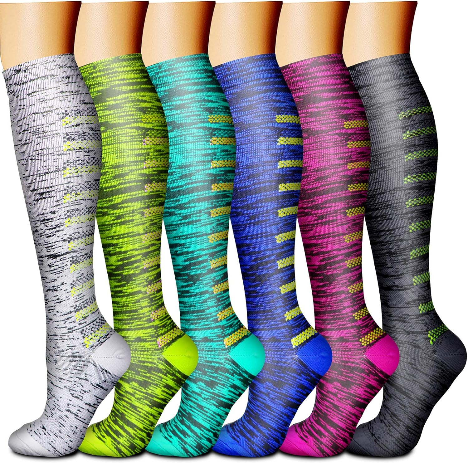 Compression Socks 15-20 Mmhg Is Best Athletic for Men & Women Running Flight Tra-image