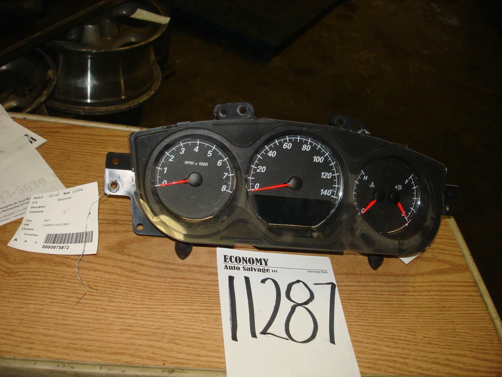 BUICK LUCERNE Speedometer MPH, CX, ID 15951641 07 eBay