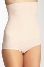 Skinnygirl Smoothers  Shapers Briefs S NWT Ultra Smooth High Waist BEIGE