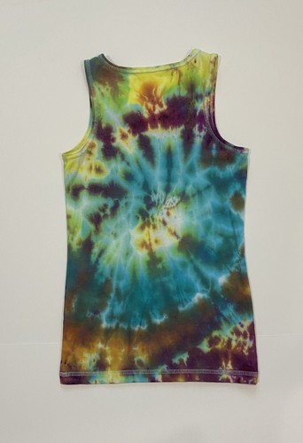 New Custom Tie Dye Kids Sleeveless Shirt Size Large 10/12 - Picture 3 of 3