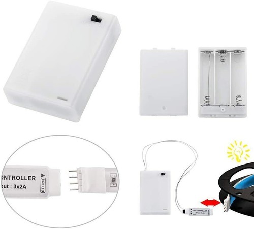 1M-5M Batterie Betrieben LED Streifen 5050RGB Stripe Mehrfarbige Band Licht DHL - Bild 7 von 17