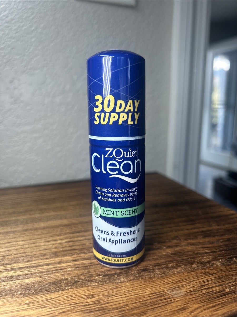ZQuiet, Clean, Cleaning Solution for All Oral Appliances, Chlorine