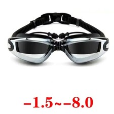 Prescription Swimming Glasses Anti Fog Pool Waterproof Eyewear Optical Goggles