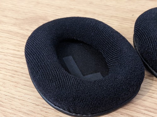 Earpads ONLY Logitech G Pro / X / Wireless headset black velour ear cushion pads - Afbeelding 3 van 7