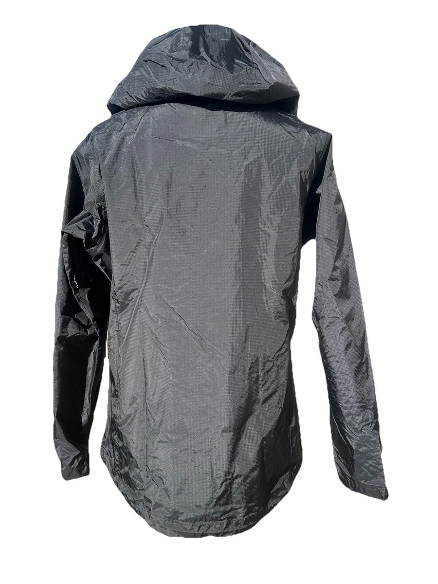 Patagonian Women's H2NO Black Torrential Rain Hoodie Jacket Size M
