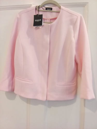 Marella Emme Jacket by Max Mara Women's Pink Size 14 Brand New With Tags - Picture 2 of 12