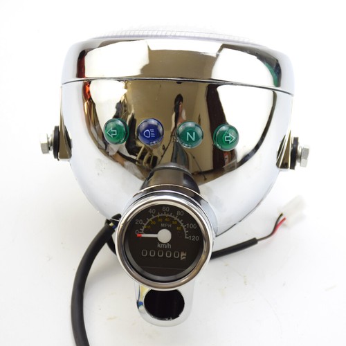 Motorcycle Headlight headlamp For Honda monkey Z50 bike Skyteam Gorilla Chrome - Picture 11 of 12