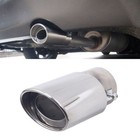 Car Exhaust Pipe Tip Rear Tail Throat Muffler Stainless Steel Auto Accessories