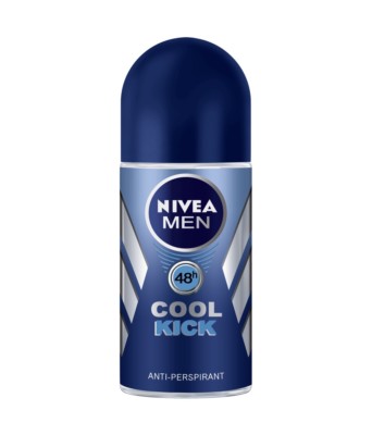 Nivea Men COOL KICK roll-on antiperspirant 50ml- FREE SHIPPING