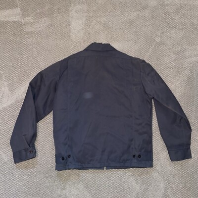 Vintage Riverside Work Jacket Men 46-L Blue 1970s Collared