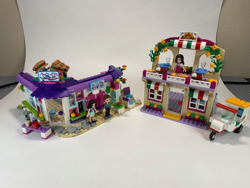 LEGO Friends 41336 Emma's Art Cafe & 41311 Heartlake Pizzeria Missing Oliver