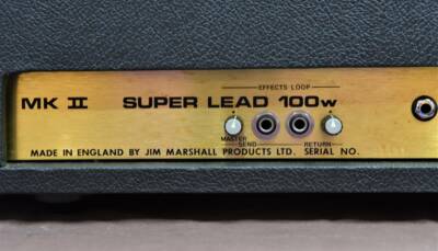 1987 mkII super lead 100 w 1959 marshall vacuum tube Guitar