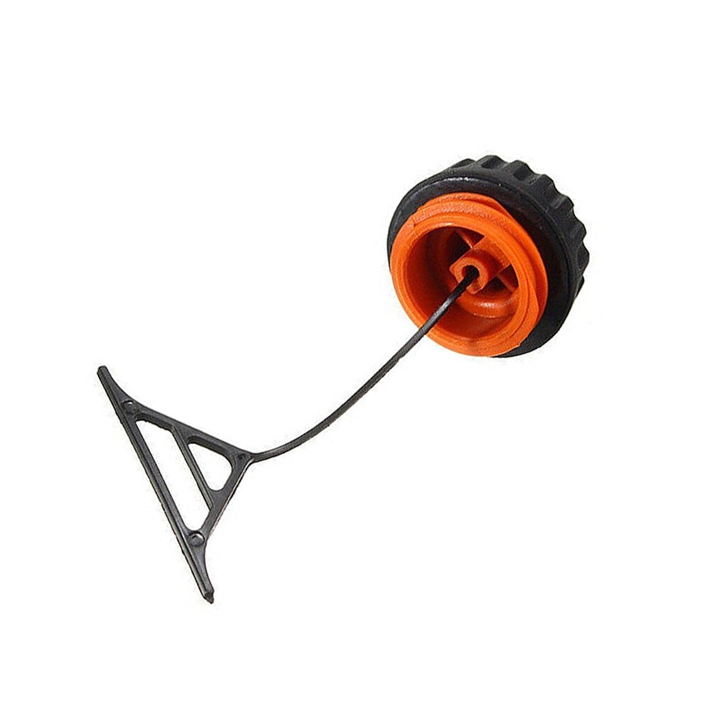 For STIHL Chainsaw Fuel Cap and Oil Cap Kit Black + Orange Color Set of