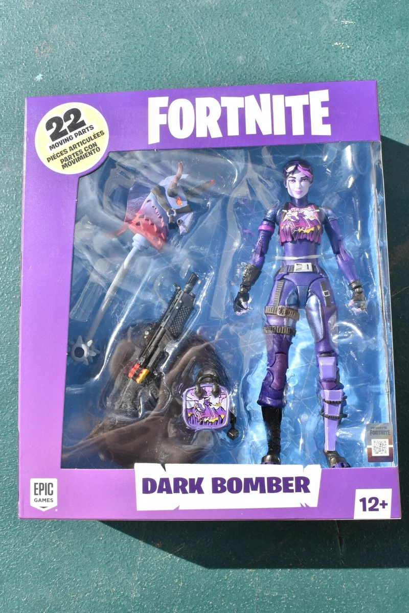 Figura Grande de 7 pulgadas Fortnite BOMBARDERO OSCURO JUGUETES COLECCIONABLES Totalmente Nueva