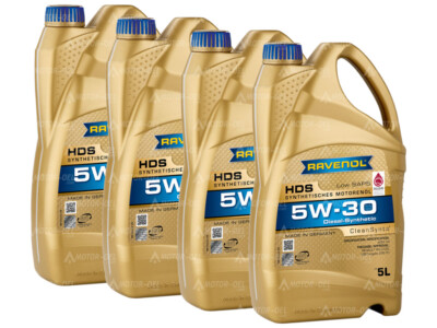20 (4x5) Liter RAVENOL HDS Hydrocrack Diesel Specific SAE 5W-30 M