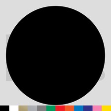 Circle Vinyl Die Cut Decal Sticker - Shape Round Dot Spot Moon