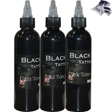 Black Tiger 2oz Graywash Tattoo Ink Set