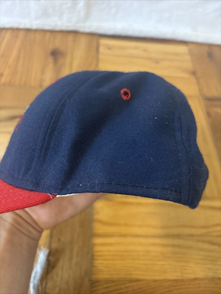 Antigo DeLong azul marinho vermelho Boston Red Sox? Chapéu SnapBack Feito nos EUA FRETE GRÁTIS - Imagem 3 de 4