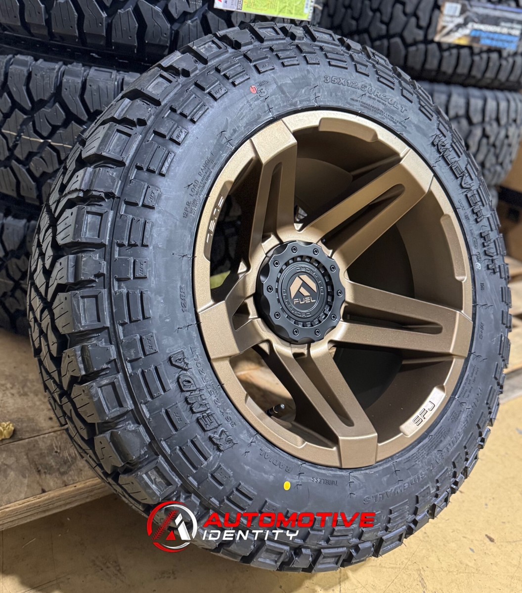 rienda⭐︎ 20X12 Fuel D765 SFJ Bronze Wheels 35
