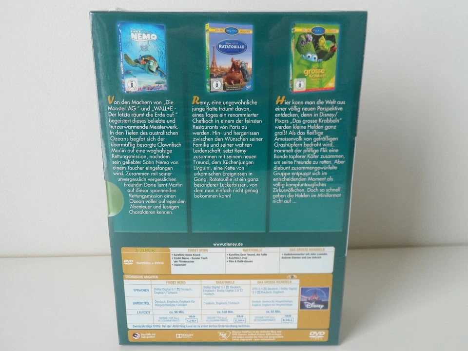 Disney 3er Pack - Findet Nemo - Ratatouille - Das grosse Krabbeln - Special Coll - Bild 4 von 4