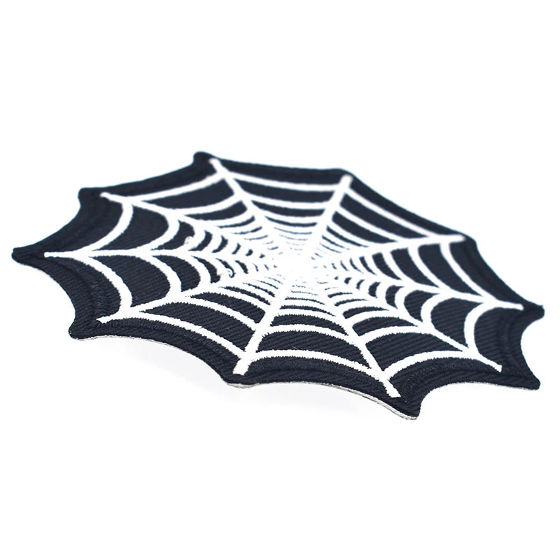 1pc Fabric Spider Webs Embroidery Patch Sewing Craft for Clothes Accessories DIY - Image 2 of 4