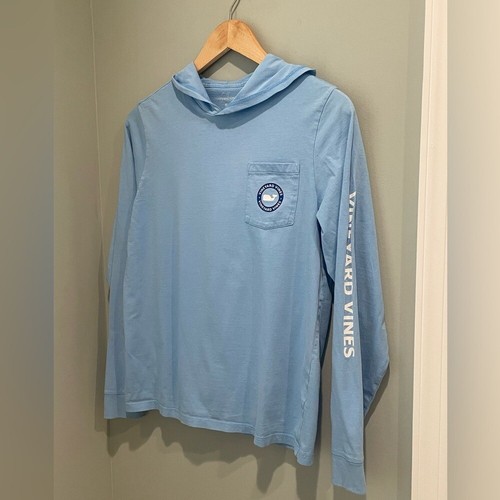 Vineyard Vines Long Sleeve T-shirt w/ Hood- Youth XL (18) - Picture 2 of 5