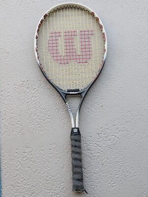 Raquette De Tennis Wilson Extra Vintage - Aluminium, Taille Grip 4 3/8, Avec Housse