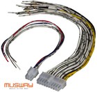 MUSWAY MPK-OWM6 plug&play Kabelset für M6 Verstärker Kabelsatz Anschlusskabel