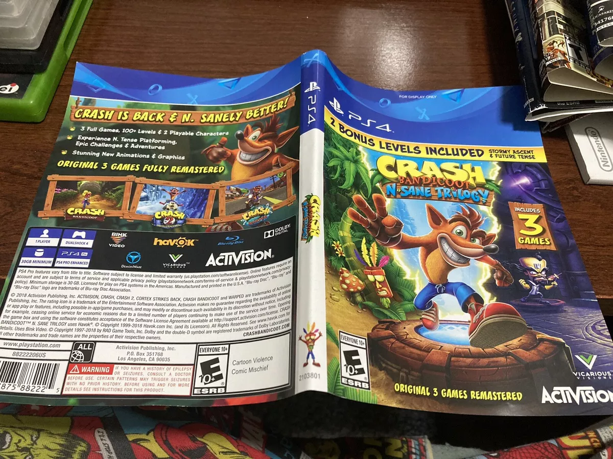 Crash Bandicoot N'sane Trilogy - PlayStation 4