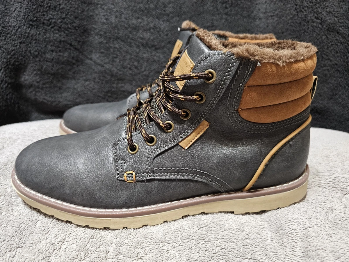 EYUSHIJIA Men s Waterproof Snow Boots Hiking Boots Size 42 8.5Men 11Women