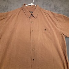 Eddie Bauer Classic Fit Men's Short Sleeve Button Up Shirt Size 2XL