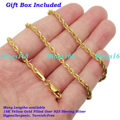 28 inch 2mm Rope Chain Necklace | eBay