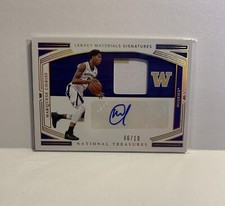 Marquese Chriss Legacy Materials Signatures 06/10 National Treasures UW Huskies