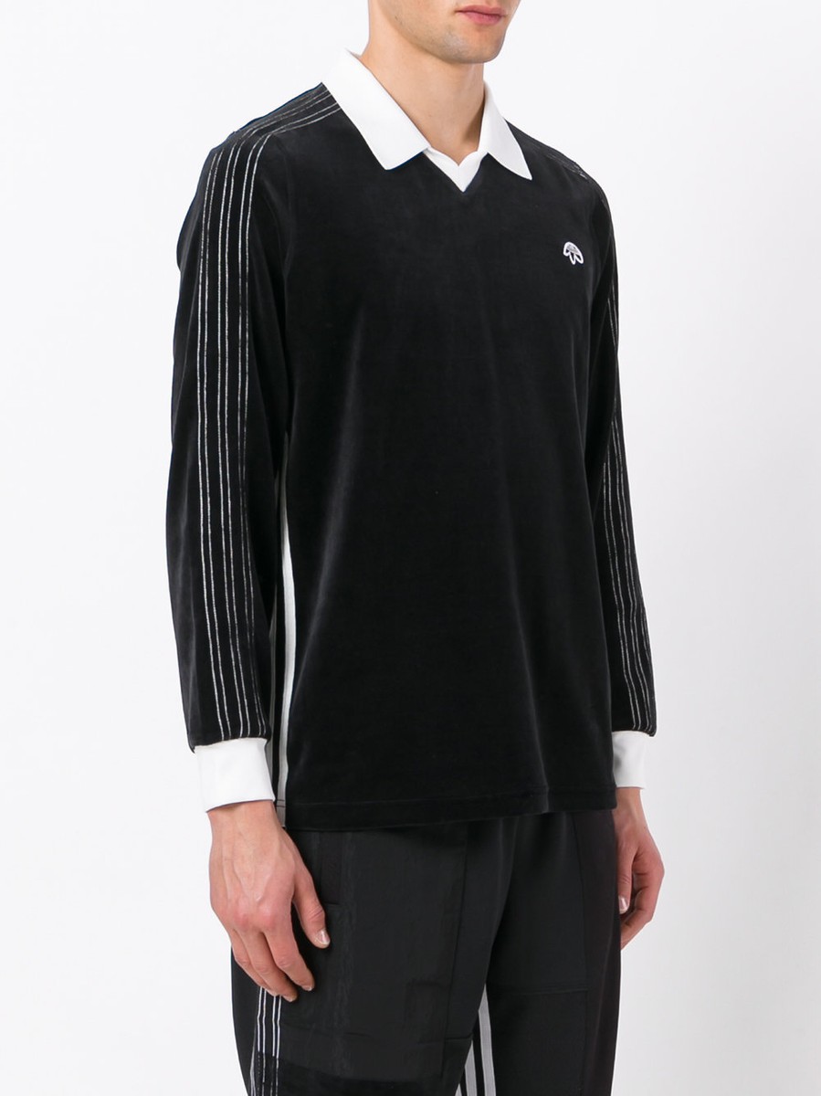 NWT adidas Originals by Alexander Wang Velour Logo Polo Long NWT adidas Originals by Alexander Wang Velour Logo Polo Long