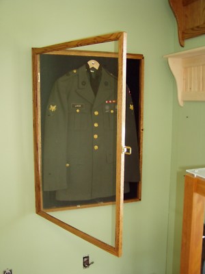 Military Uniform Case / Uniform Memorial Case / Wall Display Case / Awards  Case | eBay