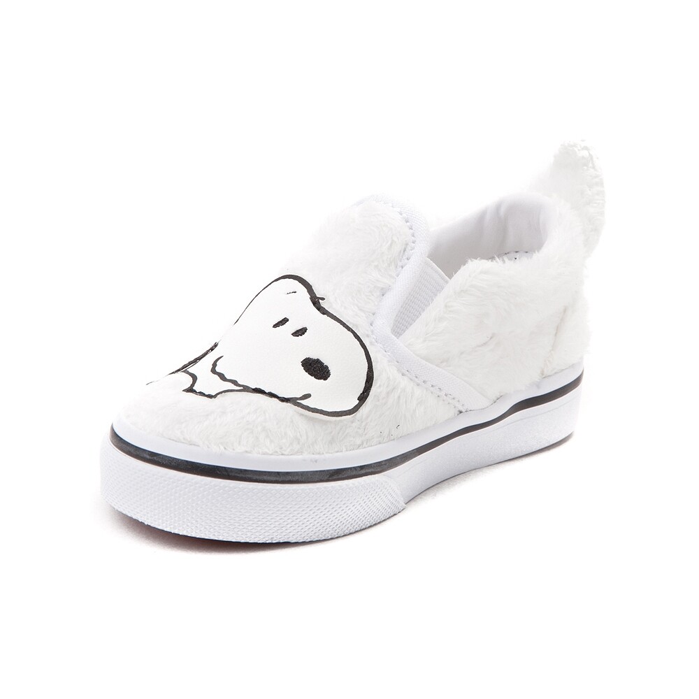 vans snoopy slip on