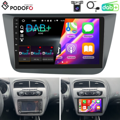 DAB+ Für Seat Altea 2004-2016 9'' Android 15 Autoradio Navi GPS BT CarPlay 2+32GB