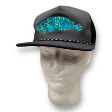 New Toadfish Hat Cap Snapback Classic Trucker Fishing Hat Embroidered Adjustable