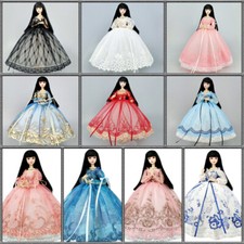 Handmade Fashion Doll Clothes For 11.5" 1/6 Doll Dress Outfits Wedding Dress Toy