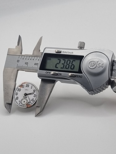 Marvin Watch Movement Cracked Dial 15 Jewels (565) For Parts / Repairs 23.86mm - Picture 11 of 11