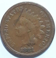 1881 Indian Head Penny